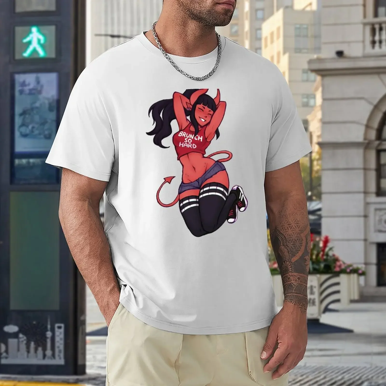 Meru The Succubus Sport Sexy Girl T-Shirt t-shirts man cat shirts Aesthetic clothing men workout shirt