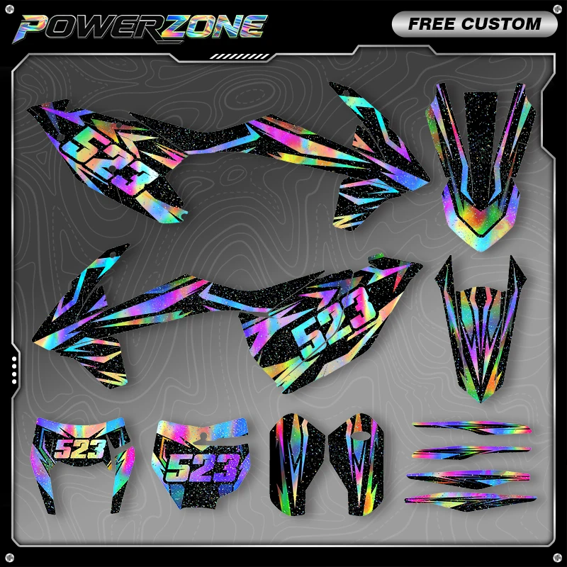powerzone-para-ktm-sx-sxf-2016-2018-exc-exc-f-2017-2019-kit-de-calcomanias-graficas-para-motocicleta-con-acabado-cromado-holografico-brillante