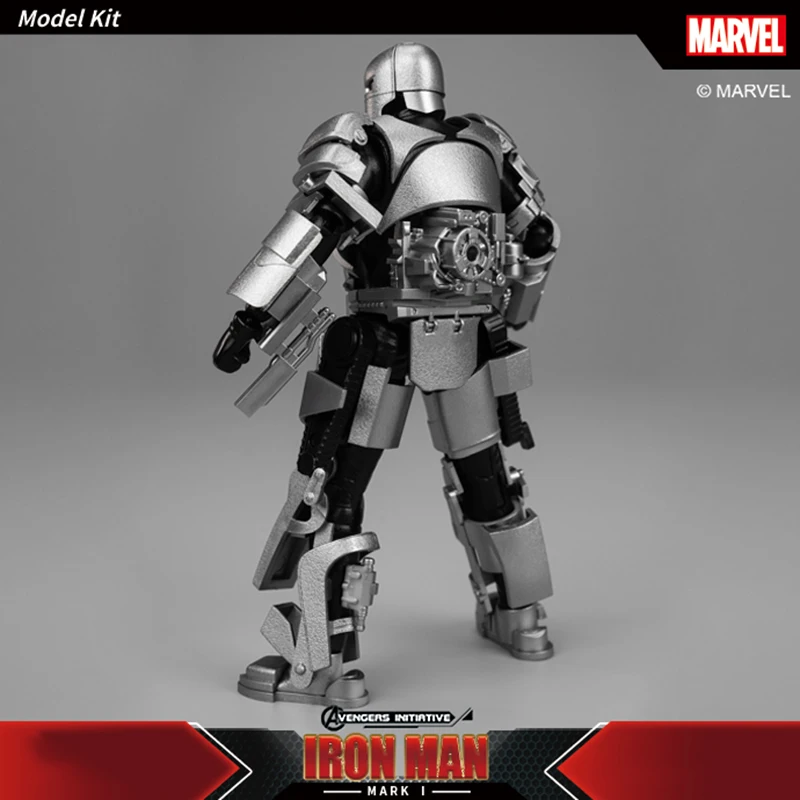 Marvel Iron Man MK1 1/12 figuras de acción Fondjoy montar juguete de primera generación Iron Man Material ABS juguete regalos de cumpleaños para niños