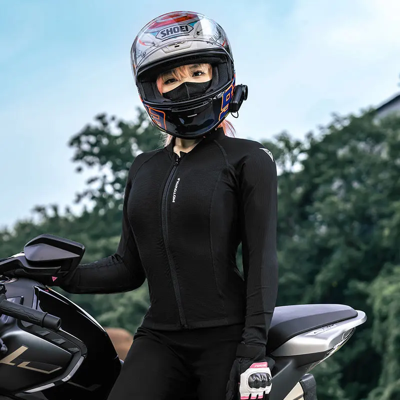 Motorrad Jacke Sommer Biker Körper Rüstung CE Zertifiziert Straße Reiten Frauen Motor Jacke Elastische Motorradfahrer Kleidung Weibliche