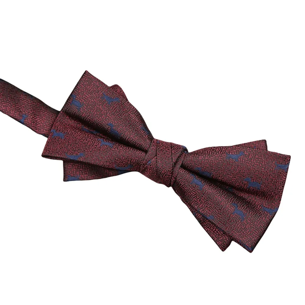 패션 조정 가능한 레드 Serise Bow Tie Soft Bowknot 남자 넥타이 폴카 포인트 줄무늬 신랑 Groomsman Cravat Suit 액세서리