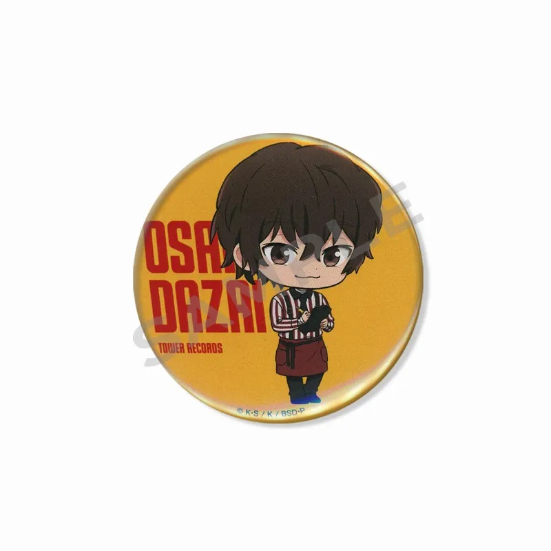Classic Anime Character Acrylic Badge Funny Osamu Dazai Figure Cartoon Brooch Backpack Clothes Accessories Lapel Pin Friend Gift