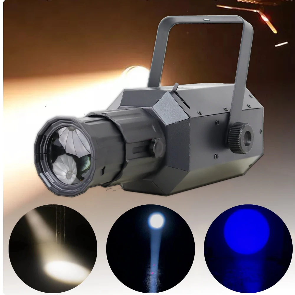 YUER NEW Mini Imaging Light  60W RGB COB LED Stage Light DMX 2CH 3CH 7CH for Event DJ Party Effect Professional Lighting