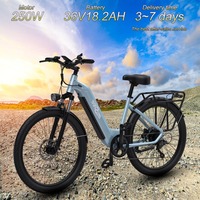 Onesport OT05 Electric Bicycle 250W Motor 36V18.2AH Lithium Battery Hydraulic Urban Ebike 27.5-inch Tire Road Electric bike