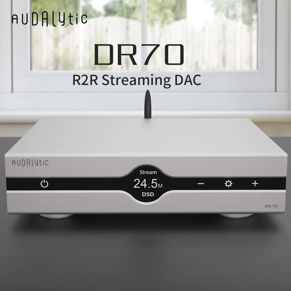 Gustard Audalytic DR70 R2R Streaming DAC Native 1Bit DSD D/A Converter Supports DSD512 PCM768 Bluetooth 5.0 Decoder