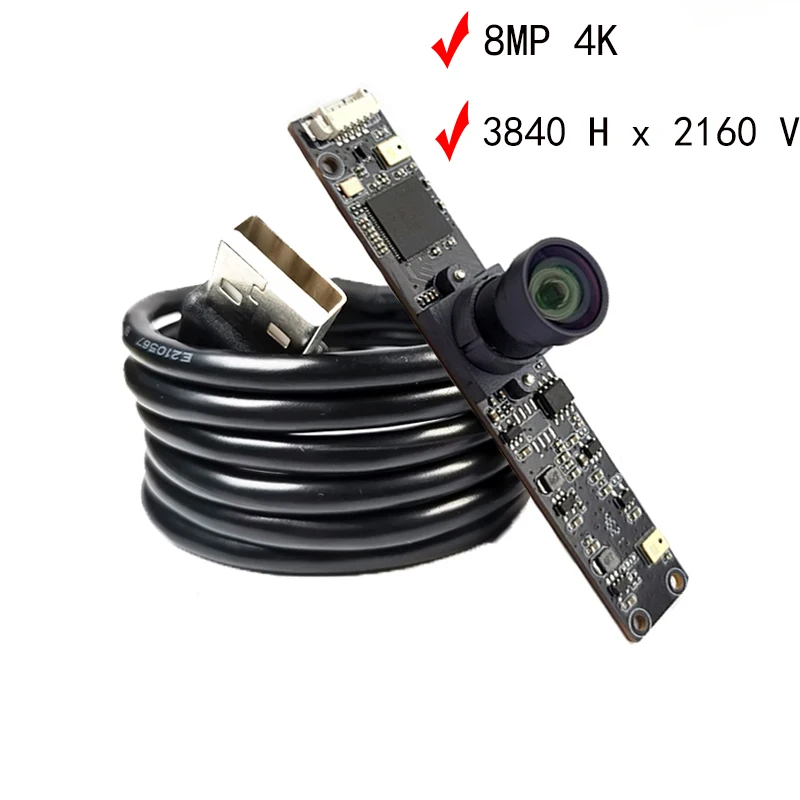 

8MP HD 4k USB2.0 модуль камеры датчик imx317 fov 120 ° Модуль камеры 3840*2160 Бесплатный диск Для сканирования документов