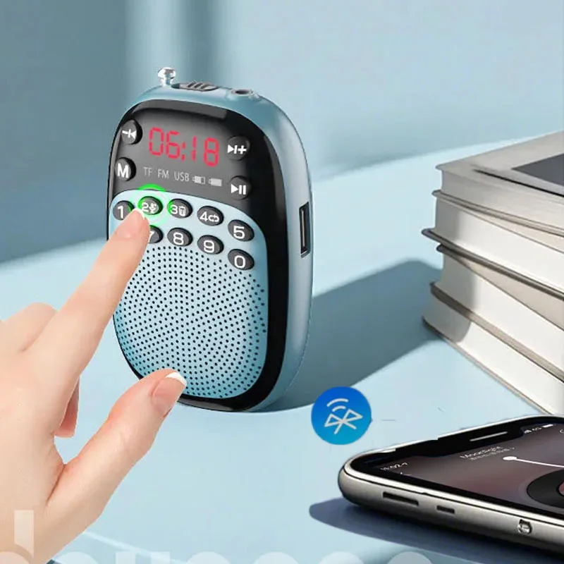 Mini Fm Radio Led D… - image