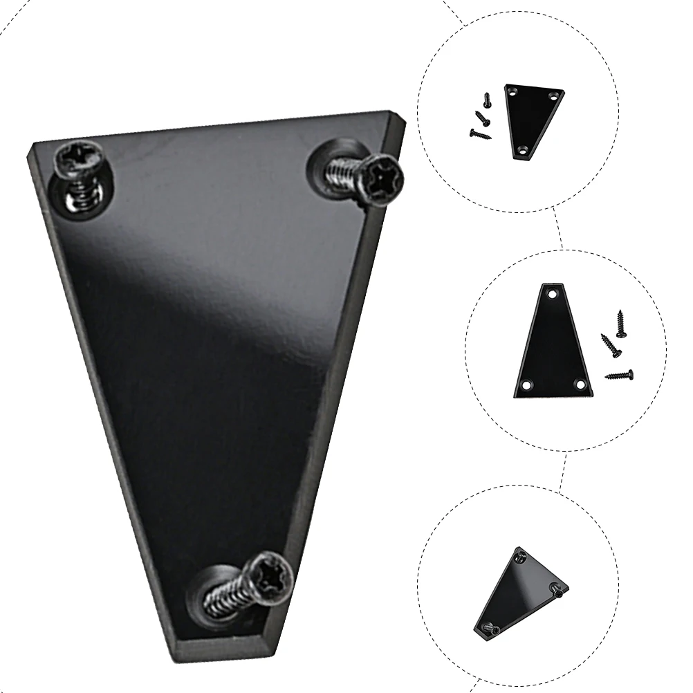 

Triangular Core Cover Truss Rod Covers Electric Guitar Parts Replacement Neck Accessories Black Accessory Plate