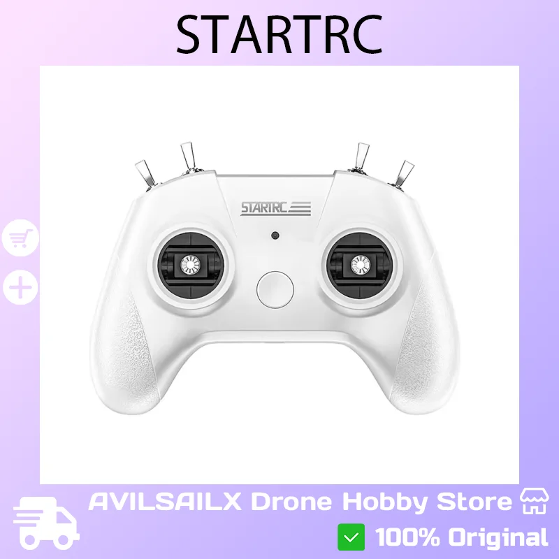 

Пульт дистанционного управления STARTRC S8 FPV | Режим 2 (Рука правая) | Тренажер-руль для радиоуправляемого гоночного дрона