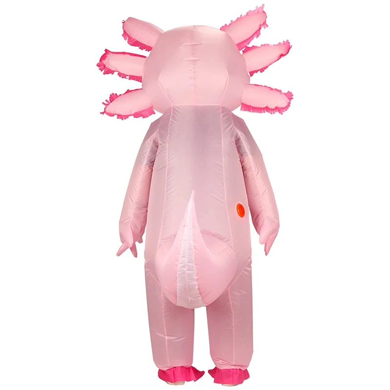 

❤2026✚Inflatable Costume Adult Axolotl Costumes Halloween Blow Up Costume Pink Axolotl Costume for Women Men Animals Cosplay Pa◀