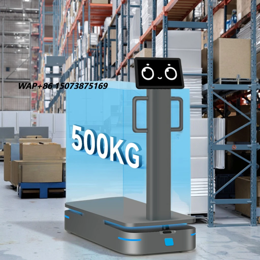 Professional Modular Transfer Autonomous Navigation IP67 Waterproof 6-Axis Flexible Transport Robot 500kg Payload for Plant