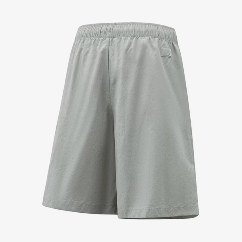 Adidas genuine GFXWV new men's gray fashionable lace up mid waist shorts KR5063