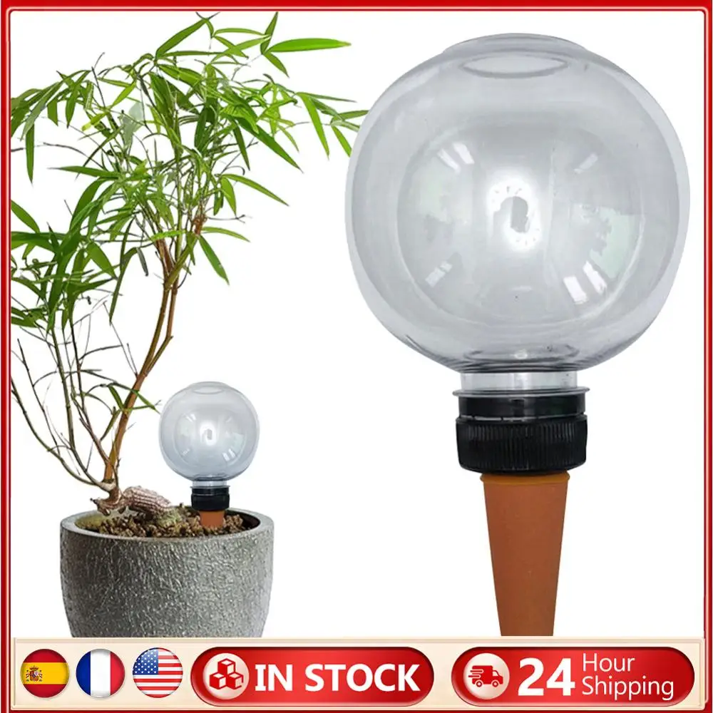 

4Pcs 500ML Plant Watering Globes Transparent Automatic Watering Bulbs Water Seepage Device for Indoor Outdoor Plant