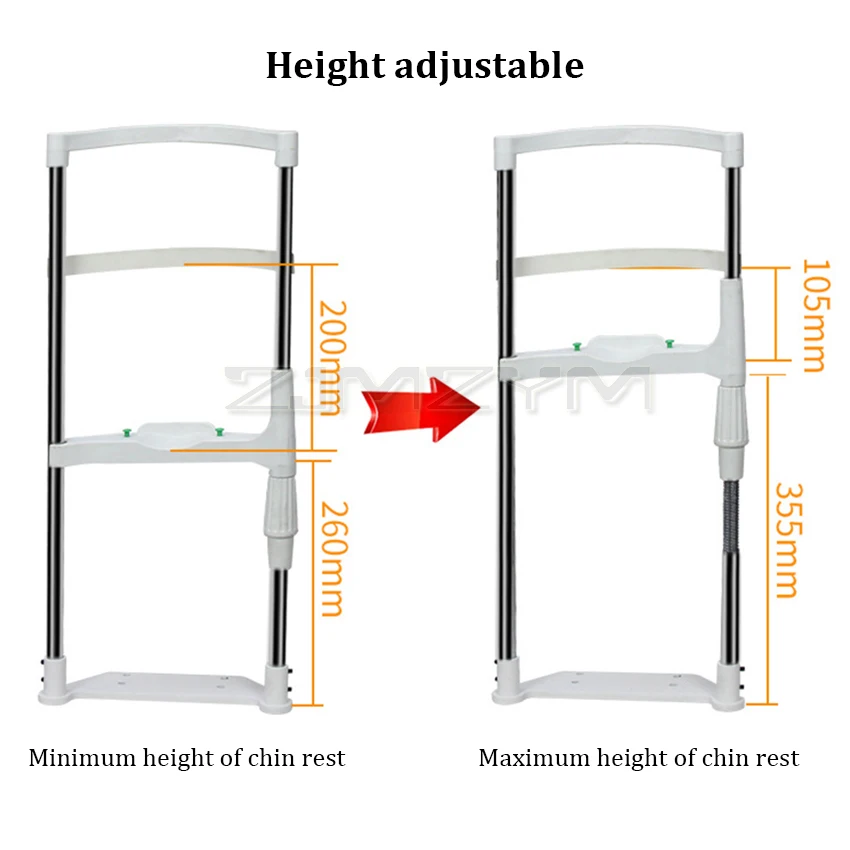 High Quality Optical Instrument Chin Rest Forehead Bracket Set for Slit Lamp and Other Devices CR-7 Lifting distance 95mm