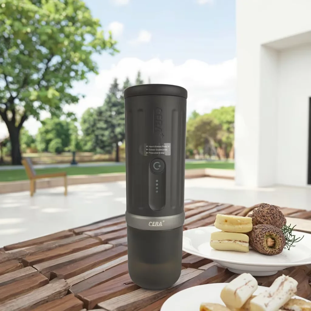

PCM03S Grey 20Bar Portable Car Capsule & Cold Brew PCM03S Coffee Maker With Heating Function 2 In 1