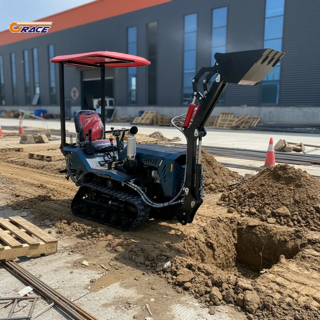 

EURO 5 EPA 25HP Multifunctional Mini Crawler Tractor Fit Plow/Tiller Farm Tractor Fast Delivery Wholesale