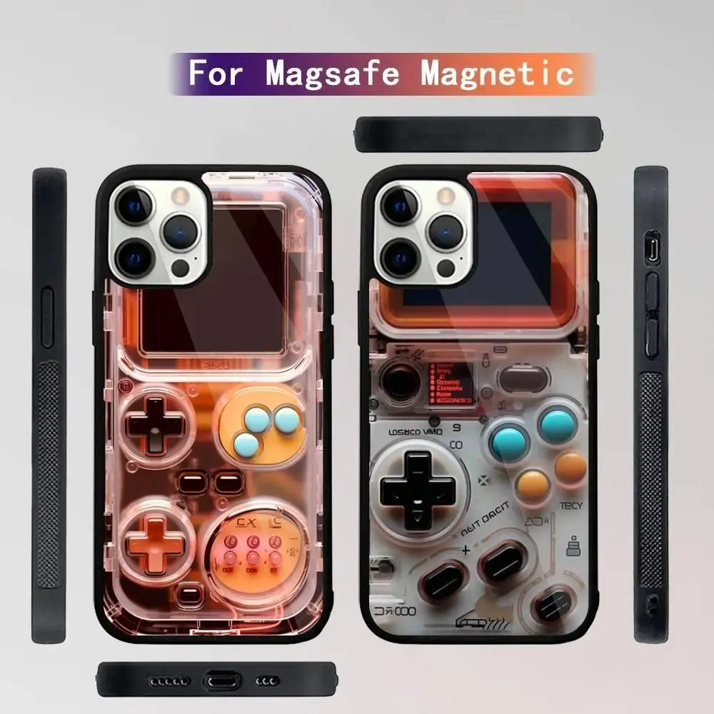 

Retro Mobile Phone Case For iPhone 16,15,14,13,12,11,Plus,Pro,Max Mini Magsafe Magnetic Wireless Charging