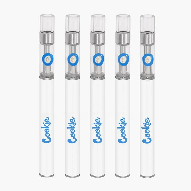 5szt 10szt Cookie Vape Pen Kits 320Mah 0.8ml Ceramic Coil Cartridge Carts Vaporizer Pen Akumulator E Cigarettes Smoke