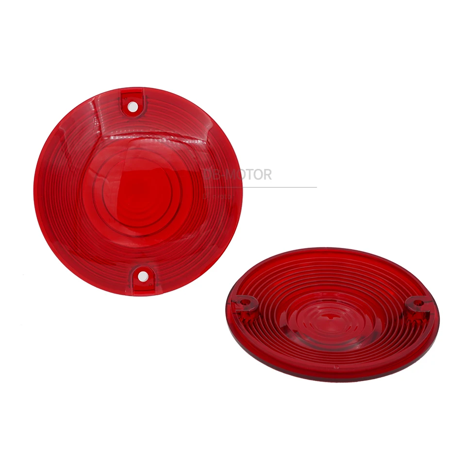 Motorcycle Black/White/Yellow/Red Turn Signal Light Lens Cover  Fit  For Harley Touring Road Electra Glide Road King Softail