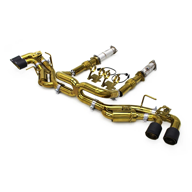 

OEM Valves Exhaust Pipes for Chevrolet CORVETTE C8 2019-2025 Stainless Steel Catback Muffler Rebound System