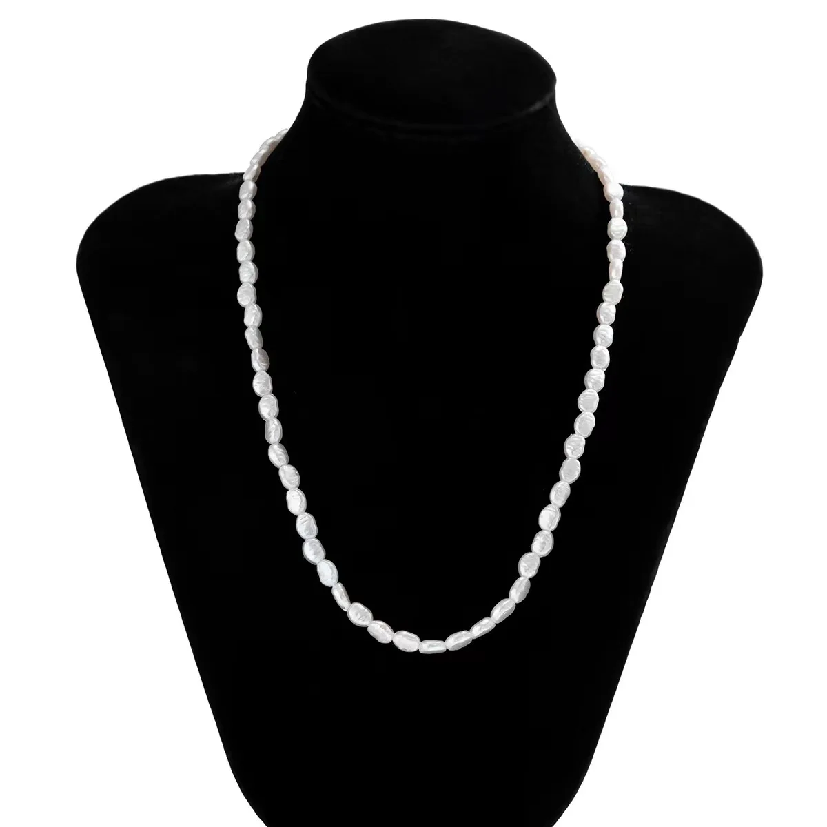 2024 New Simple Imitation Pearl Choker Necklace for Women Vintage Elegant Beaded Temperament Necklace Wedding Party Jewelry