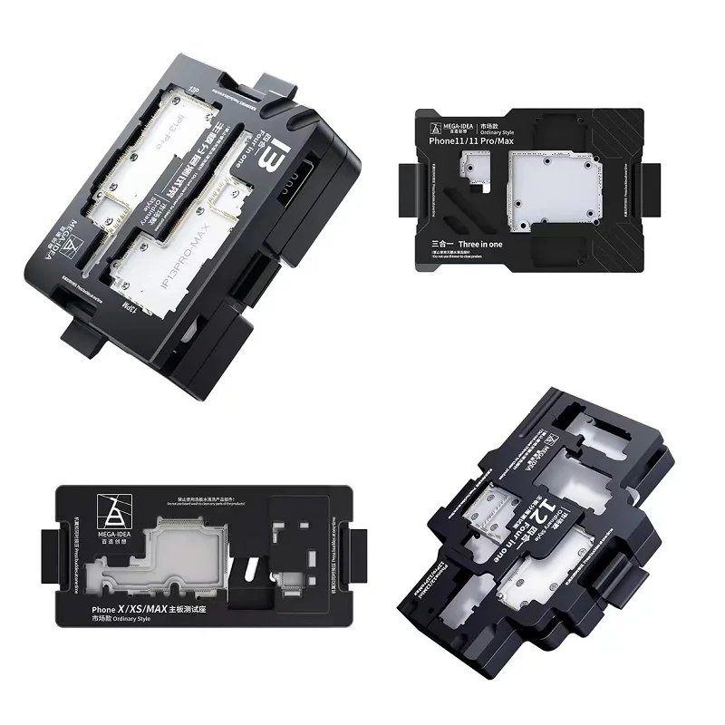 

MEGA-IDEA iSocket Fixture 3in1 XSM 11PM 4in1 12PM 13PM Tester for iPhone X XS 11 12 13 Pro Max Dual Board Function Testing