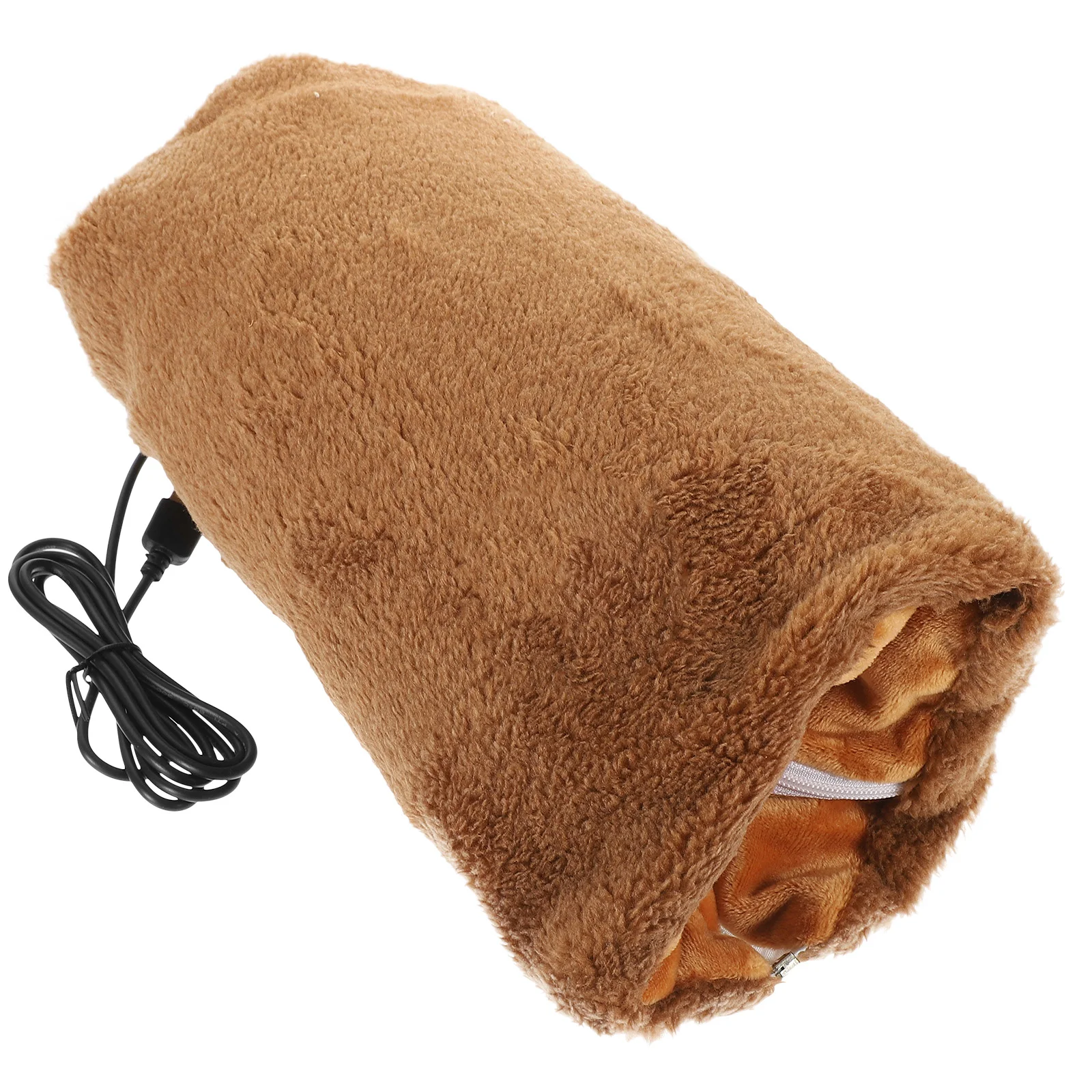 USB Hand Warmer Pouch Rechargeable Plug-in Electric Winter Plush Charging Flannel Birthday Gift Warming Treasure Miss