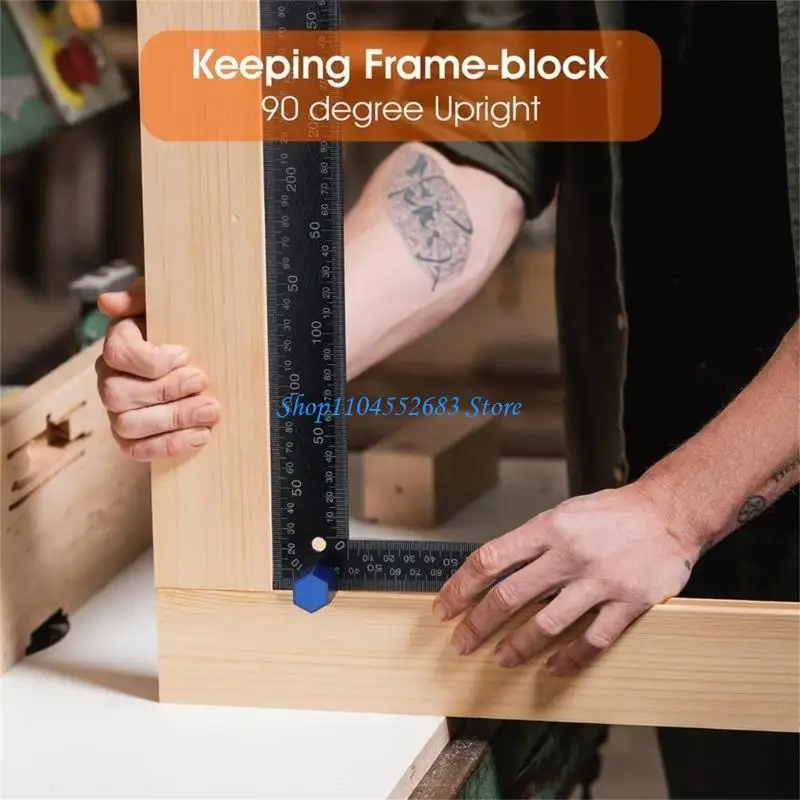 

Y6GD Tall Stair Gauges for Framing Square, Carpentry Woodworking Layout Tools Carabiner Stair Guages Knobs Tool