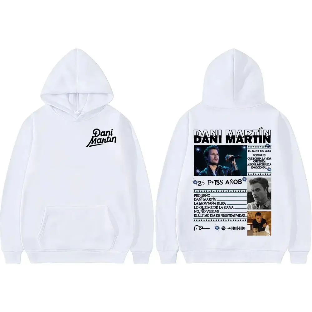 فاسق مقنعين Y2k موضة القوطية الشارع الشهير الصوف دافئ هوديس داني مارتن Ptos أنوس ميرش مطبوعة هوديي الخريف الشتاء للجنسين