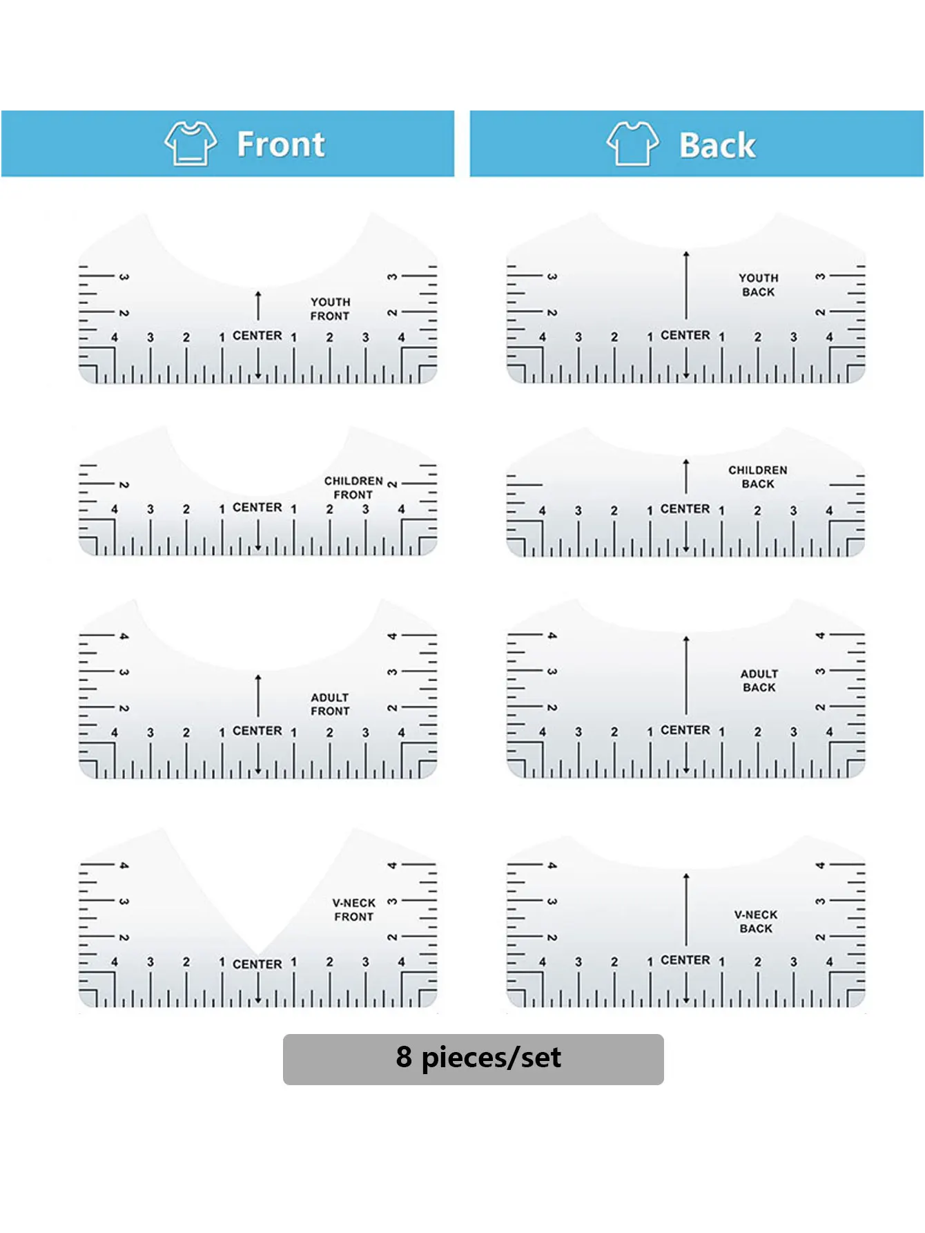 Curved Corner Cutter Ruler for Sewing Patchwork