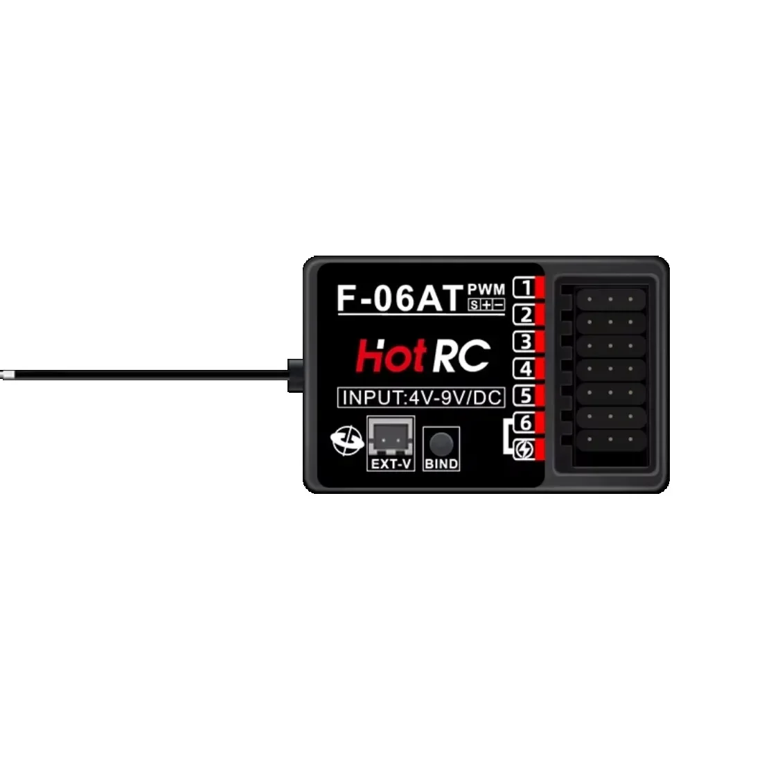 HotRC CT10B 10CH Channel Transmitter CT-10B 2.4G Remote Control 18650 Battery F-10A F-01A 6/8/10CH Gyro Receiver for RC Car Boat