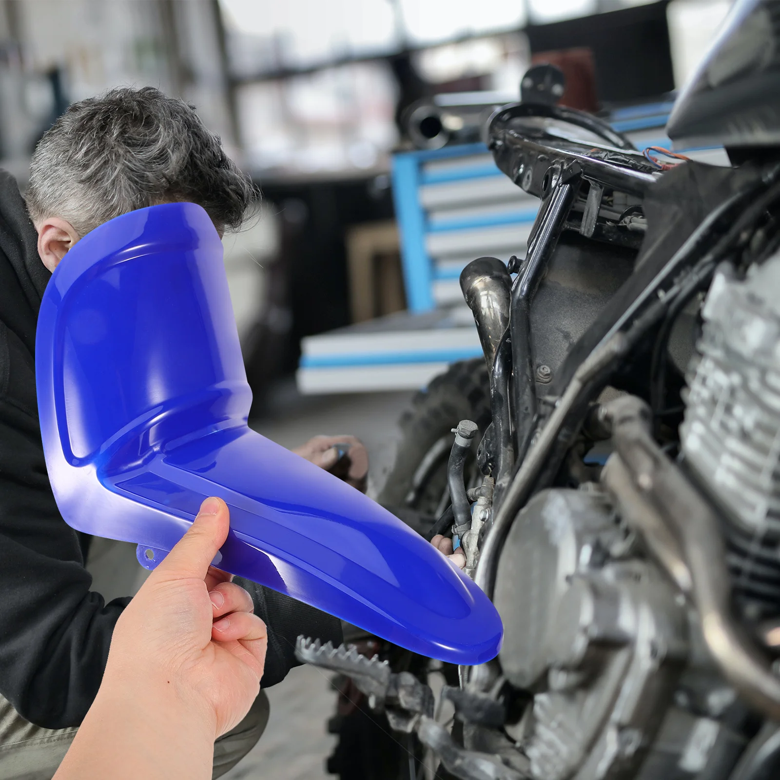 

Dirt Bike Front Mudguard Compatible With Pw50 Plastic Mud Flaps Splash Guards For Off-Road Motorcycle Accessories