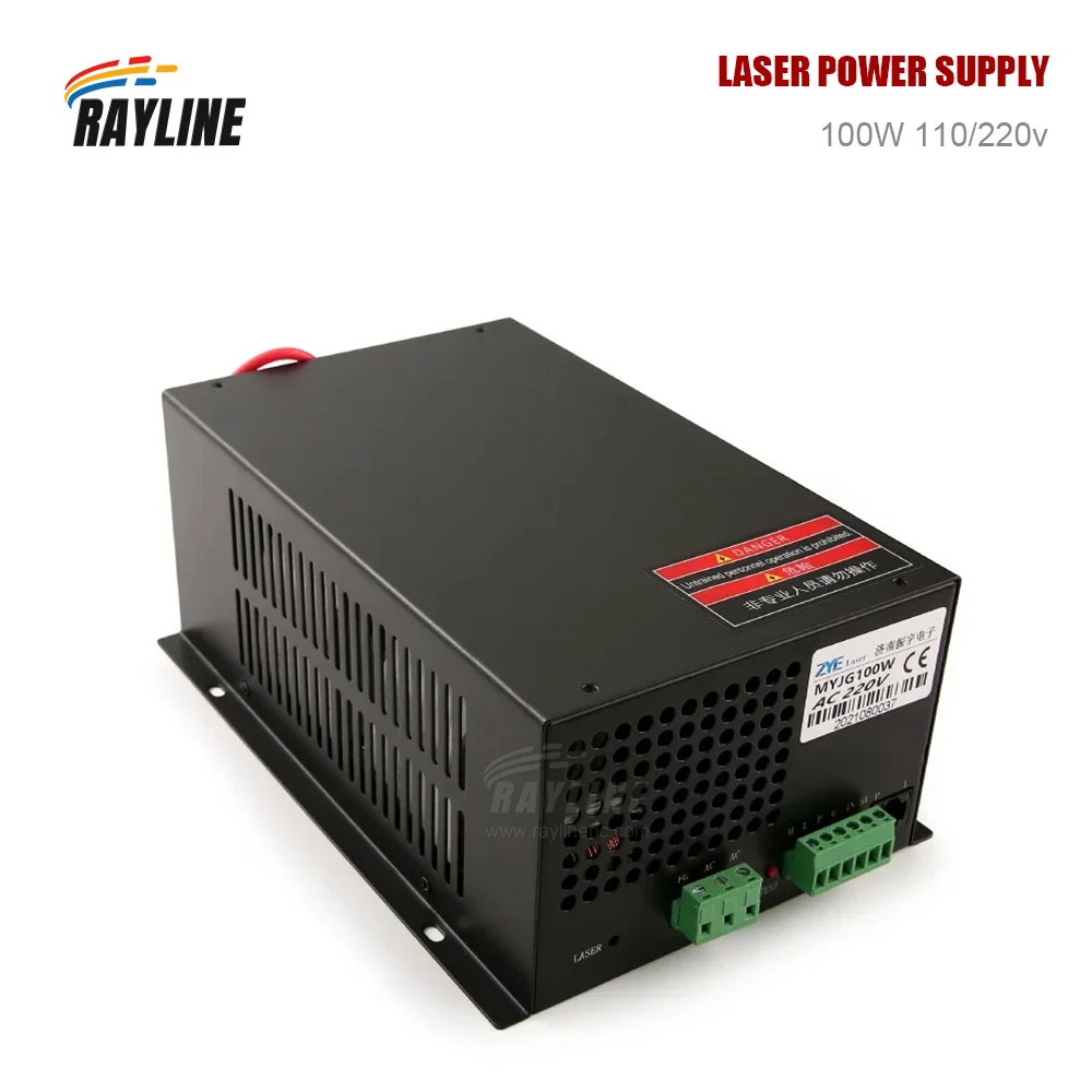 100W CO2 Laser Power Supply 110V/220V With LCD Display Optional For CO2 Cutting And Engraving Machine Glass Tube Wood Leather