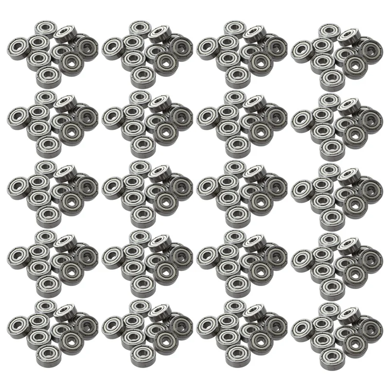 200 Pcs 625ZZ 5Mm X 16Mm X 5Mm Shielded Deep Groove Radial Ball Bearing