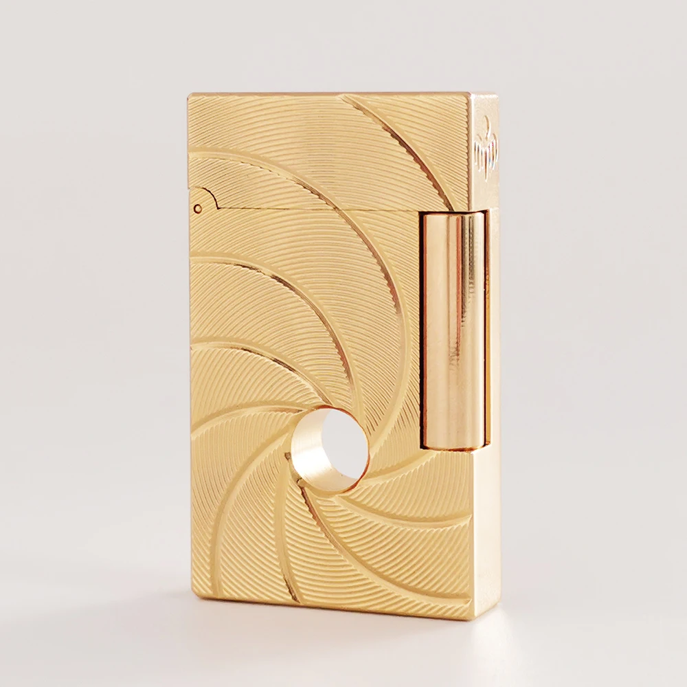 Miraculous Dunant Lighter Metal 007 Pattern Rechargeable Butane Gas Cigar Tobacco Smoking Cigarette Accessories Men Gifts view 3