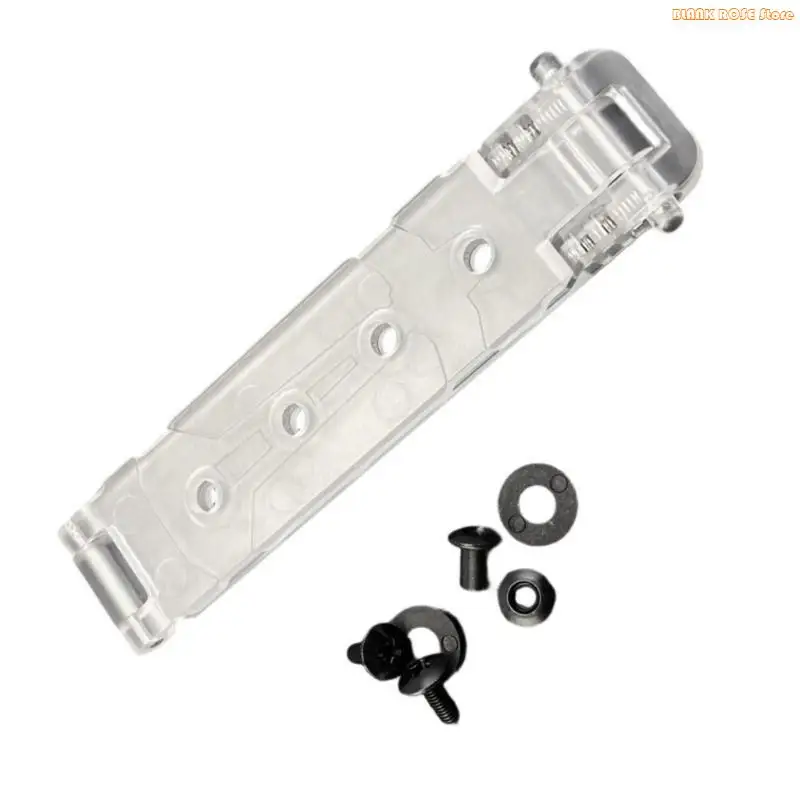K1AE Transparent Waist Clip Back Clamp With Screws Kits Hardware For KYDEX
