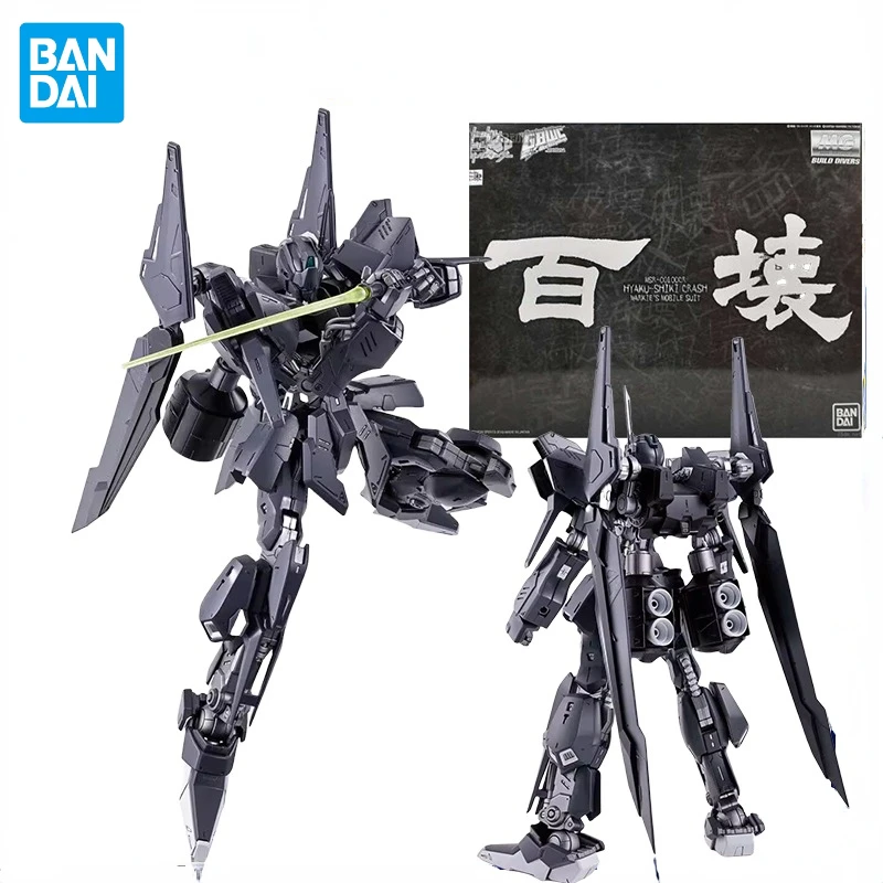 In Voorraad Bandai Anime GUNDAM HYAKU-SHIKI CRASH GBWC Zwart PB Limited MG Model Anime Action Figure Model Speelgoed Collectible Geschenken