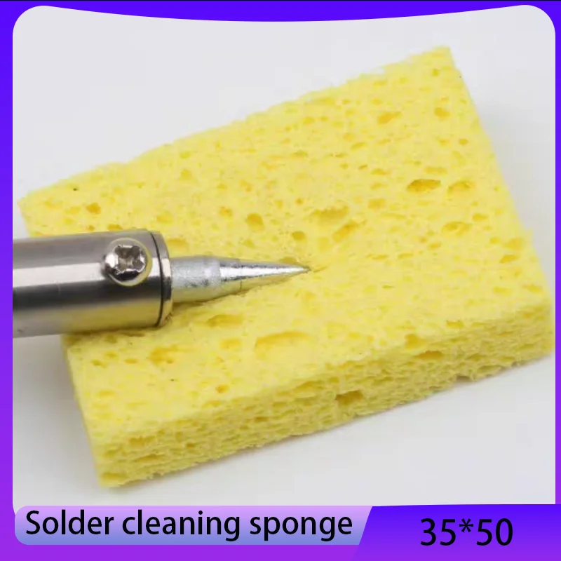 

10/50 pieces of high-temperature resistant cleaning, desoldering, cooling foam, square soldering table sponge