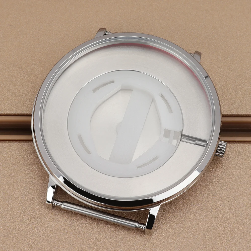 

For GL20 Movement 40mm Watch Case Polished Stainless Steel Accessory for Miyota GL20 Quartz Movement DIY Watches Part 36.2mmDial