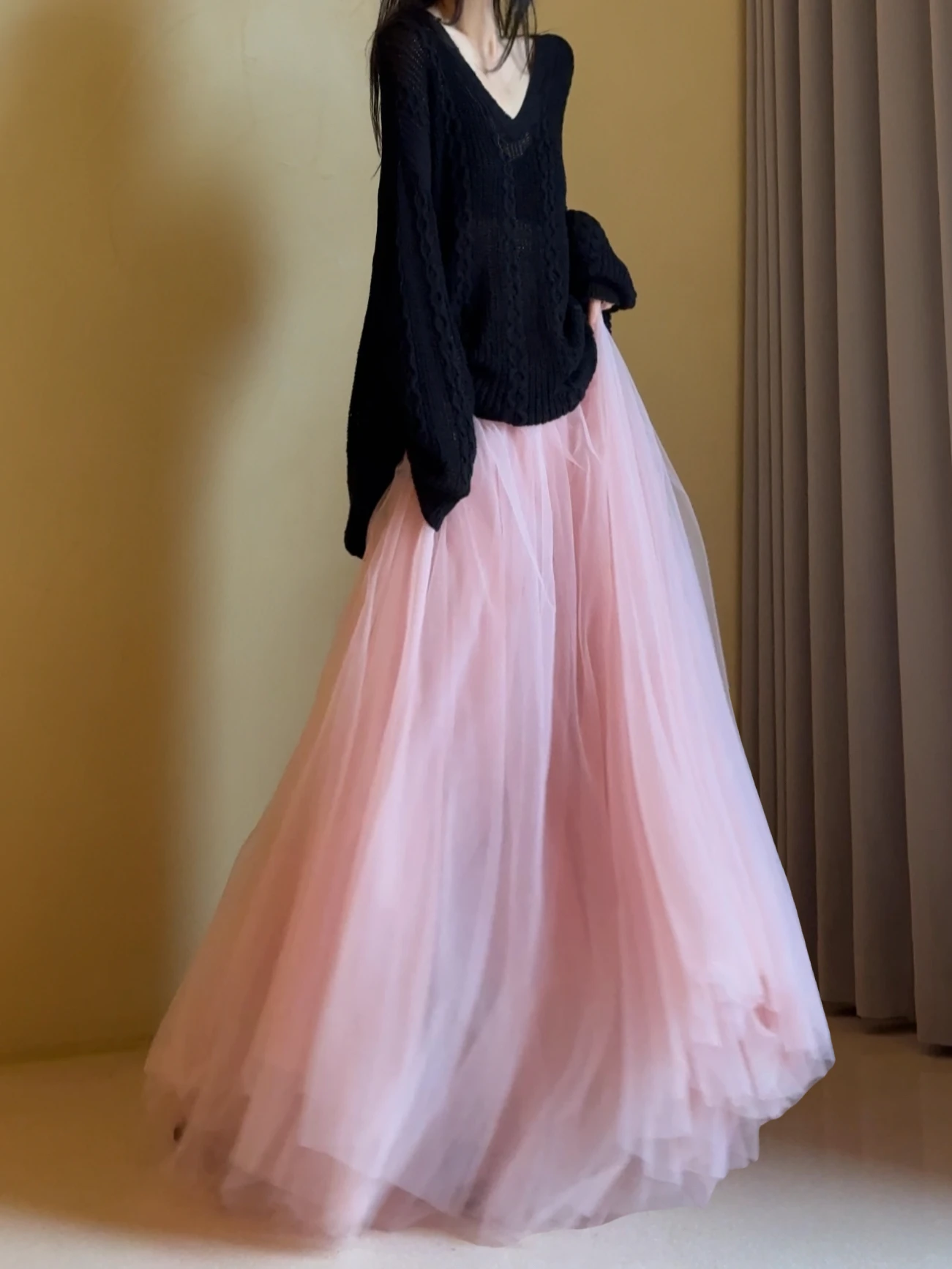 

Элегантная романтическая пышная юбка-фея для женщин, многослойная, объемная, из полиэстера