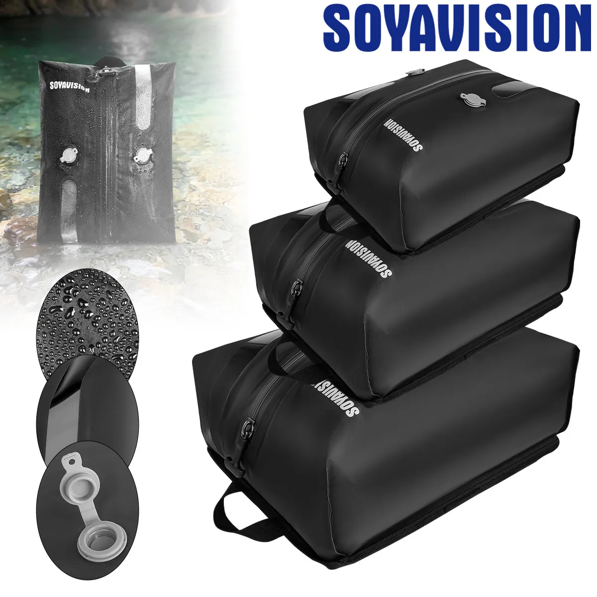 Saco de armazenamento a vácuo reutilizável para roupas, sacos de economia de espaço, saco organizador de compressão a vácuo dobrável para mala mochila bagagem