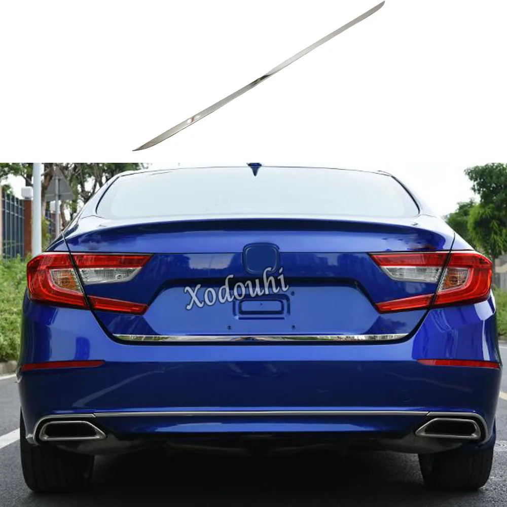 

Автомобильный детектор задней двери багажника, нижняя рамка задней двери, накладка на капот, лампа для Honda Accord 10 2018 2019 2020 2021 2022 2023