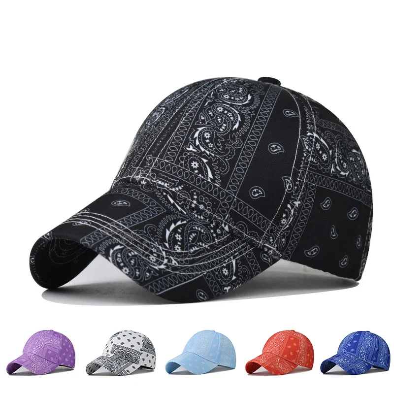 New Fashion Printed Cashew Nut Baseball Cap for Women Men Summer Casual Mesh Caps Snapback Caps Couple sun hats Gorras Hombre