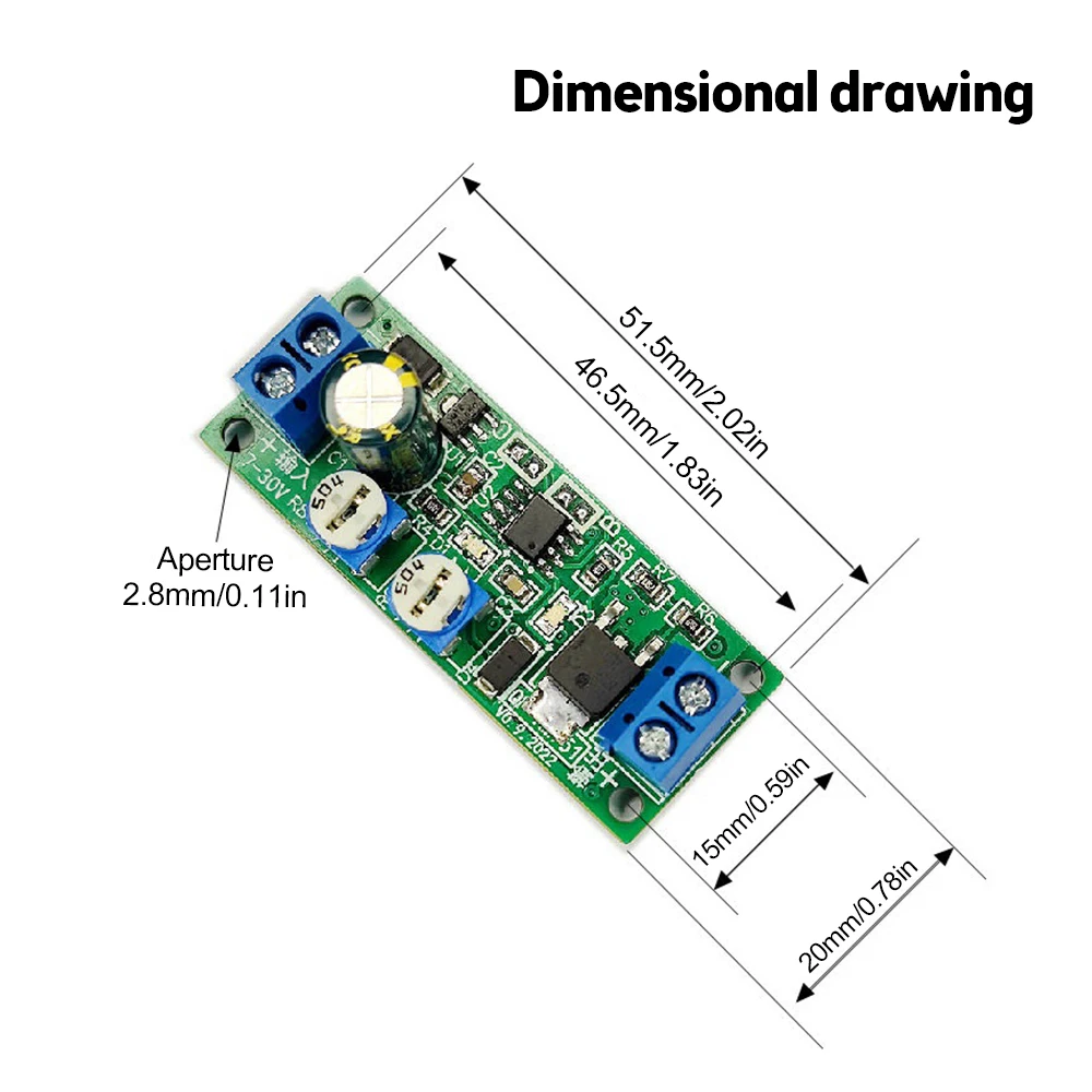 DC 7-30V Cycle Timer Delay On/Off Switch Delay Relay Dual-MOS Output Module 0-10sec/0-100sec/0-30min/0-5hr Adjustable Time Relay