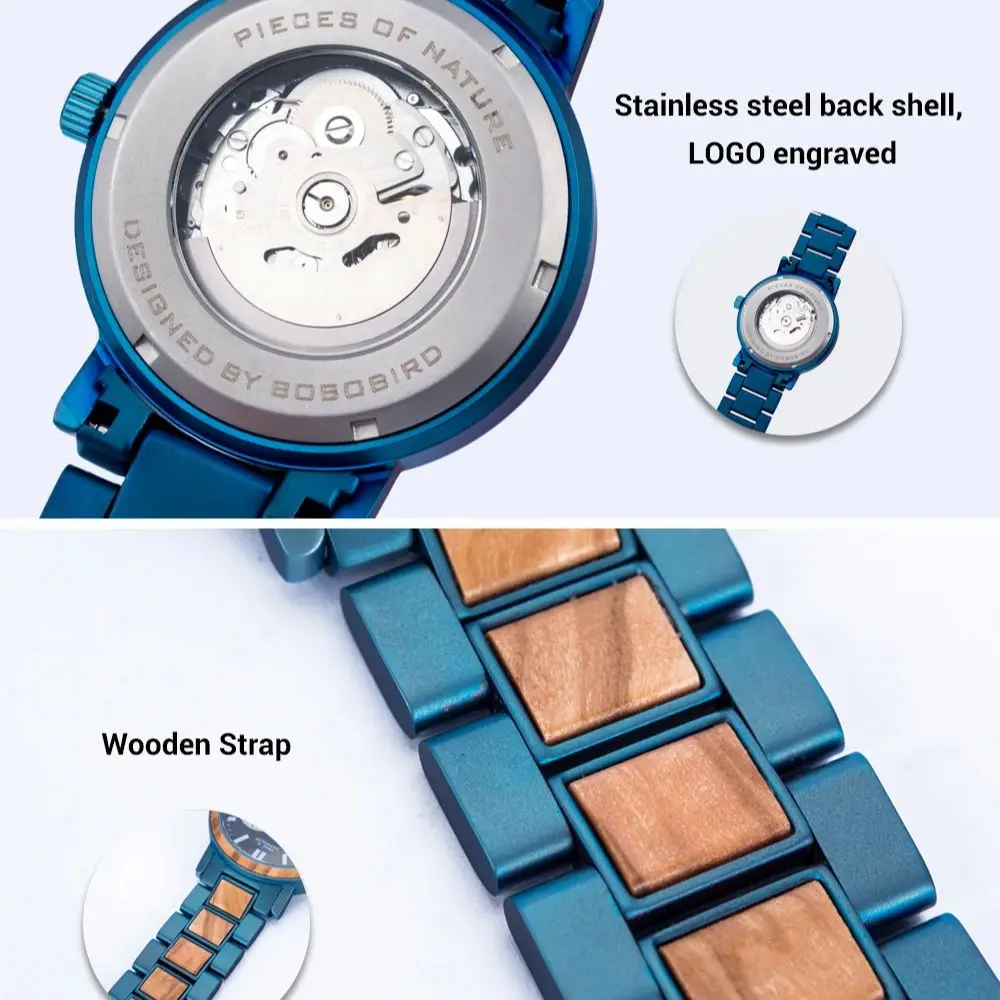 Reloj mecánico de madera para hombre, precio de liquidación, movimiento japonés de lujo, cantidad limitada, reloj de pulsera para hombre, regalo, triangulación de envíos