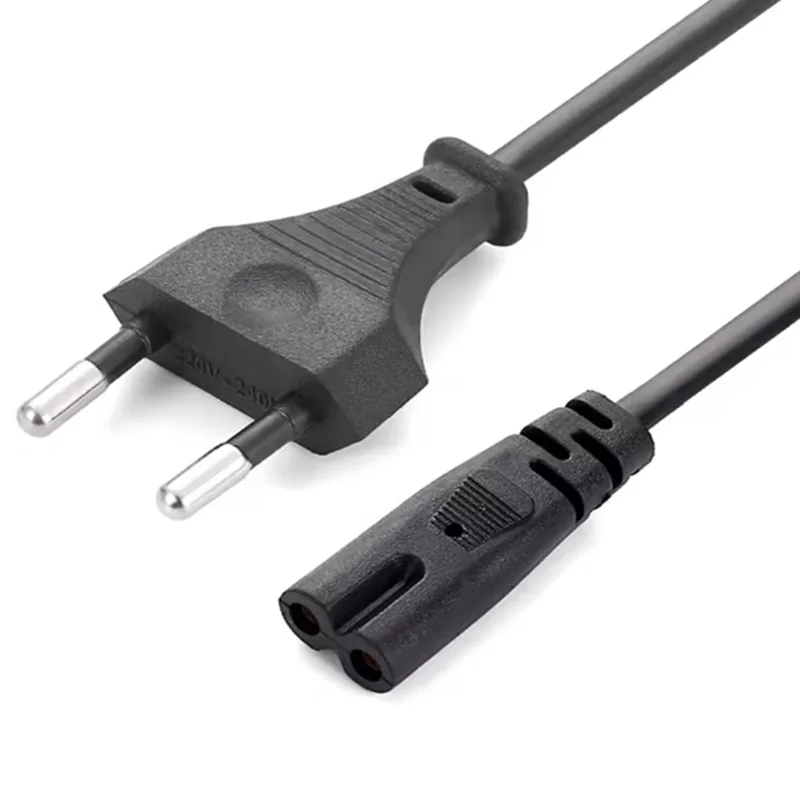 EU Plug 2pin IEC320 C7 US Power Cable Power Extension Cord For Dell Laptop Charger Canon Epson Printer Radio Speaker PS4 XBOX