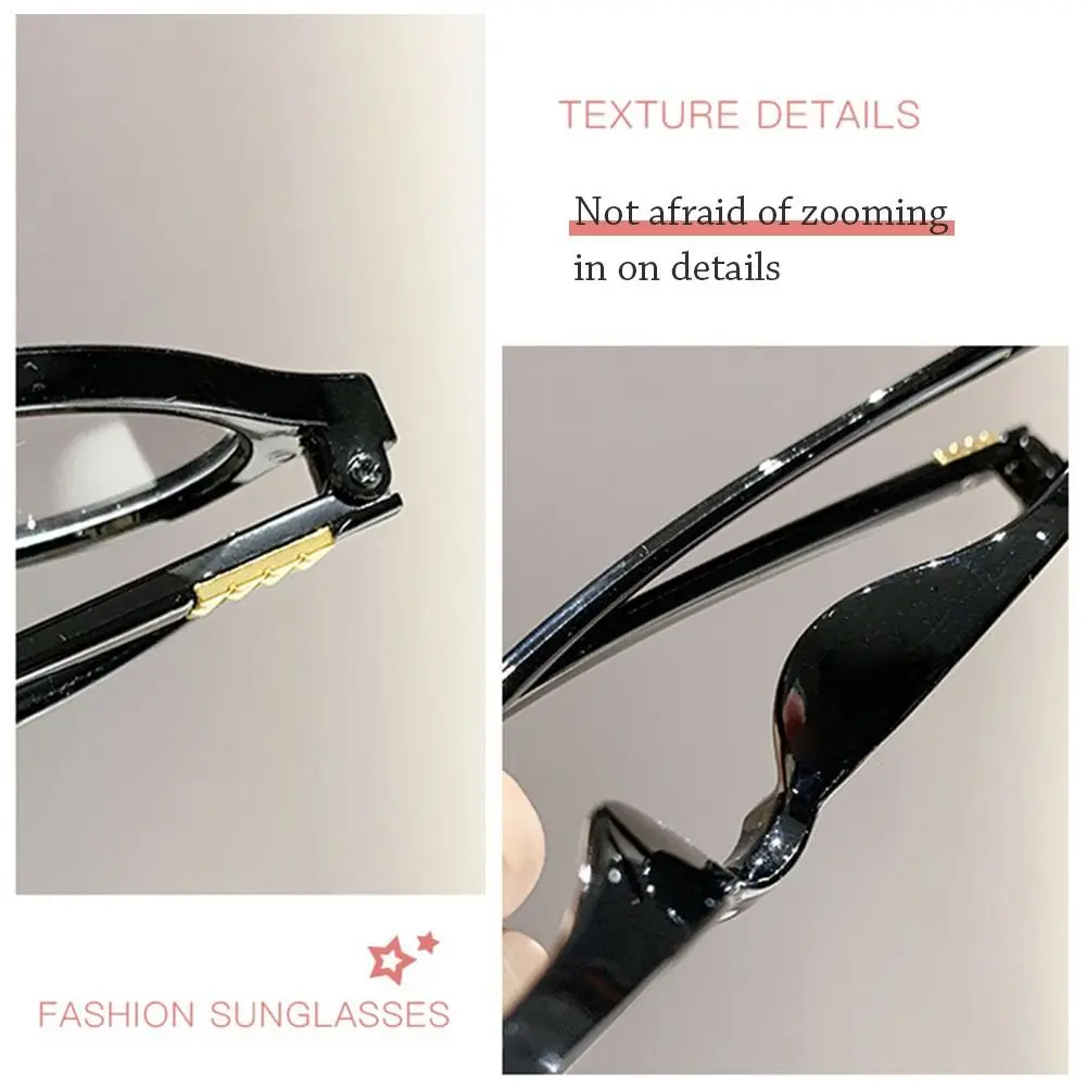 Y2K Retro Oval Frame Glasses Women Female Sweet Cool Eyewear Trend Reading Computer Anti Blue Light Eyeglasses image 6