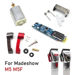 Original Hair Clipper Repair Accessories for Madeshow M5(F) - Lever Spring, Blade Stand, Motor Charger Cable, PCB - Brand New