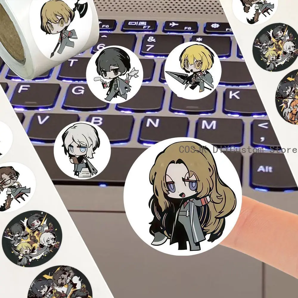 500Pc/Roll Anime Limbus Company Yi Sang Q Version Stickers DIY Laptop Envelope Scrapbook Car Motorcycle Decal Student Gift view 2
