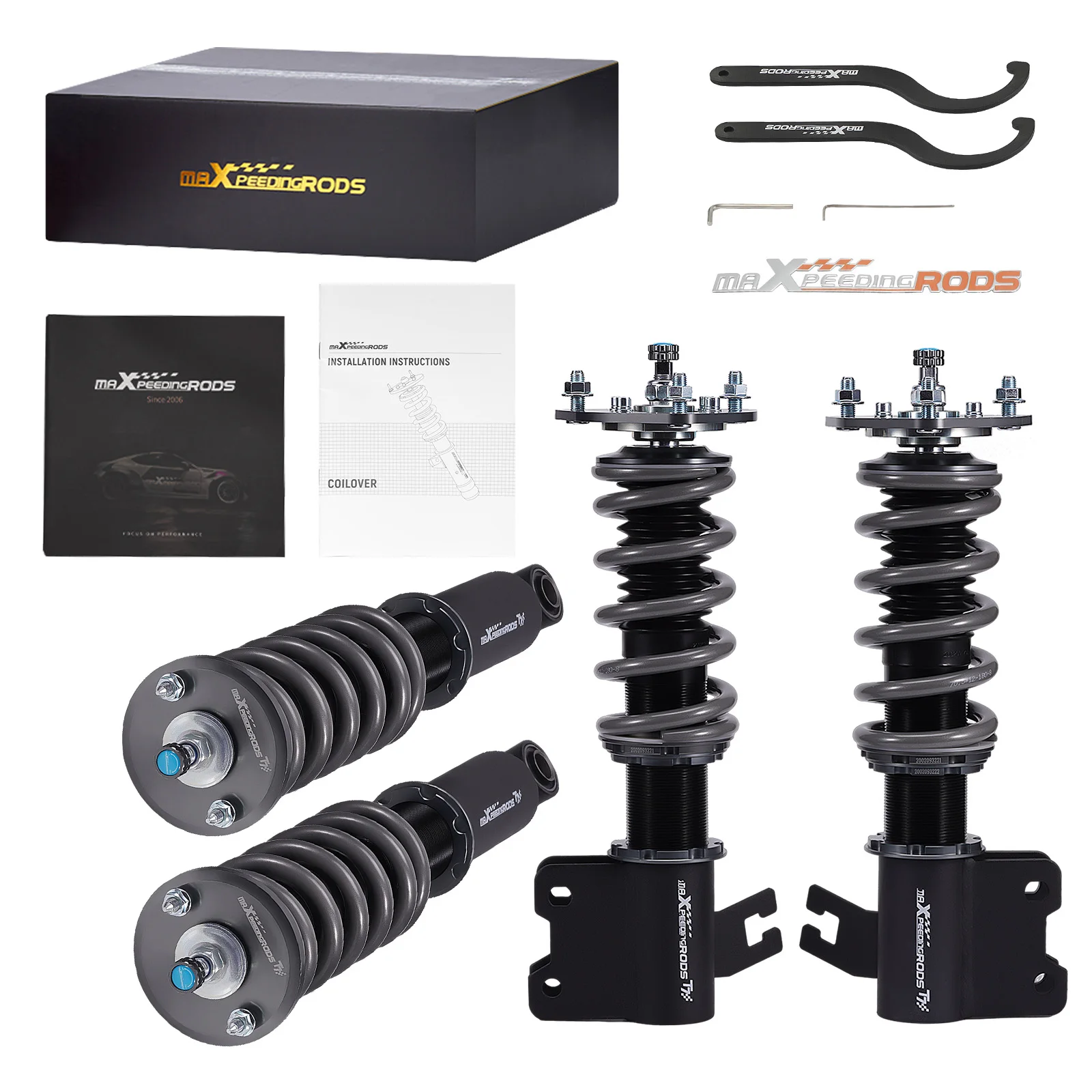 

Койловеры MaXpeedingrods T7, амортизаторы 24-ступенчатый демпфер для Nissan 240SX S13 89-94